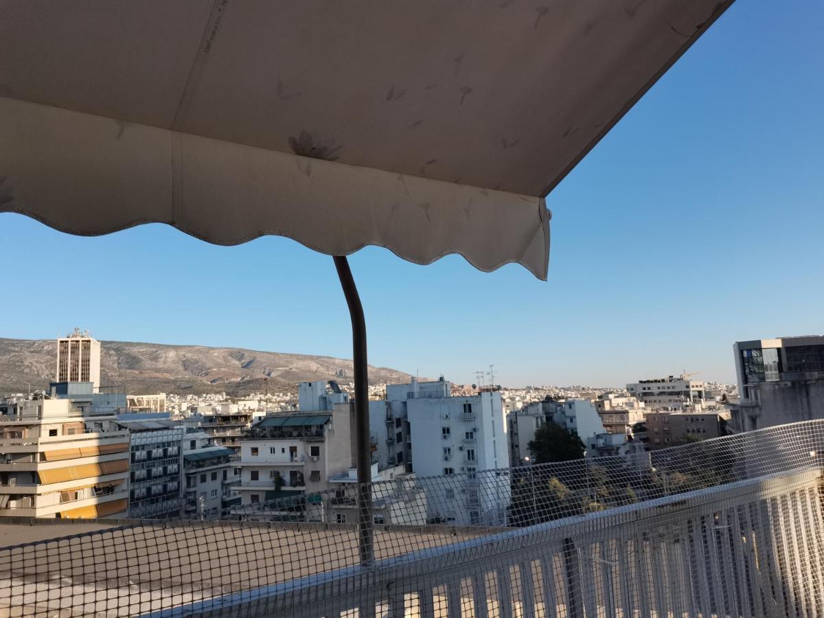 Penthouse Spacious W Super Wifi & Terrace, 2 Min From Metro Atenas Exterior foto